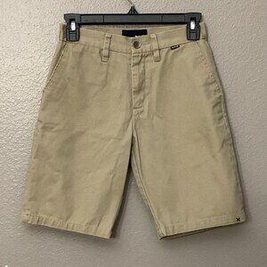 Hurley One And Only Khaki (boys) School Walkshort Short Chino 23=size 7 or Small